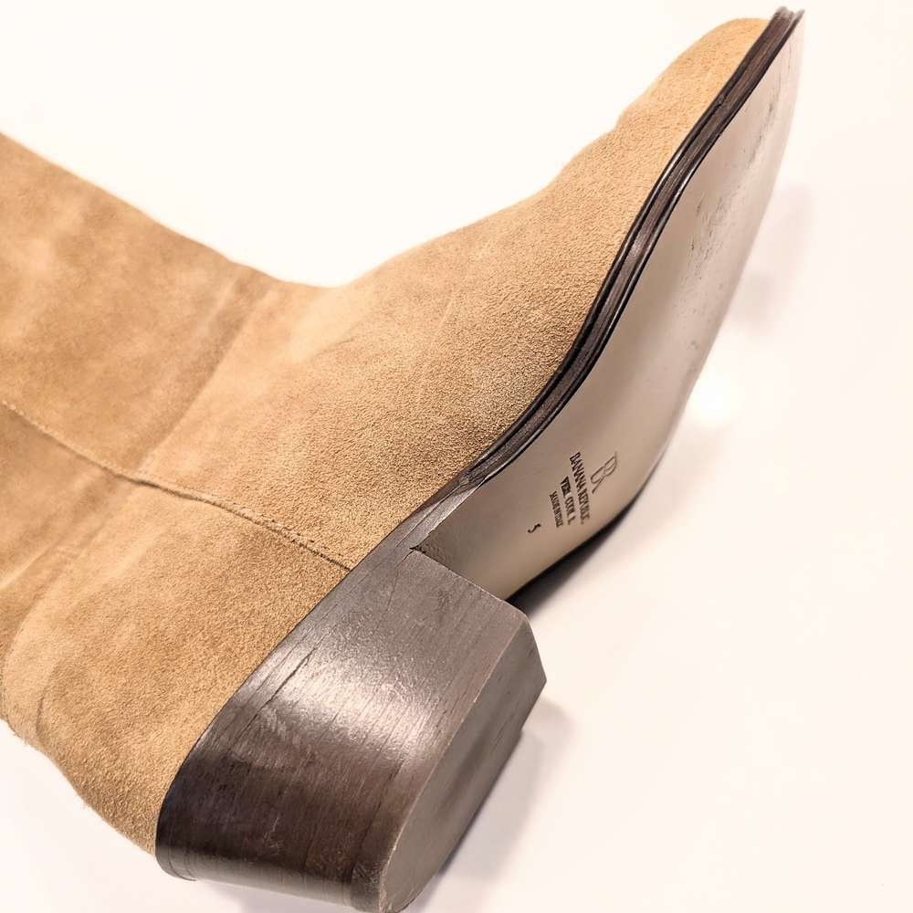 Vintage Banana Republic Western Suede Cowboy Festival Boho Italy Boots Size 5 - Picture 2 of 7